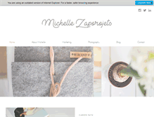 Tablet Screenshot of michellezaporojets.com